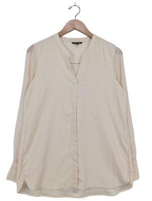 COMMA Hemd-Bluse Damen Bluse Gr. DE 36 creme Elegant
