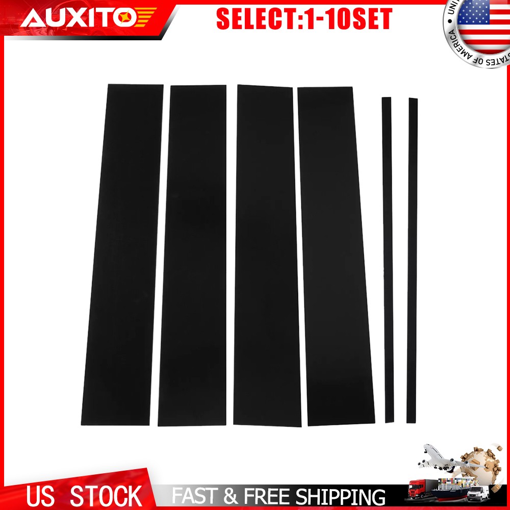 Door Applique B Pillar Trim For 2015-2020 Chevy Tahoe GMC Yukon Suburban 6-60X