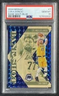 LUKA DONCIC PSA 10 2024-25 PANINI MOSAIC #7 BANK SHOT BLUE PRIZM 13/199 LAKERS