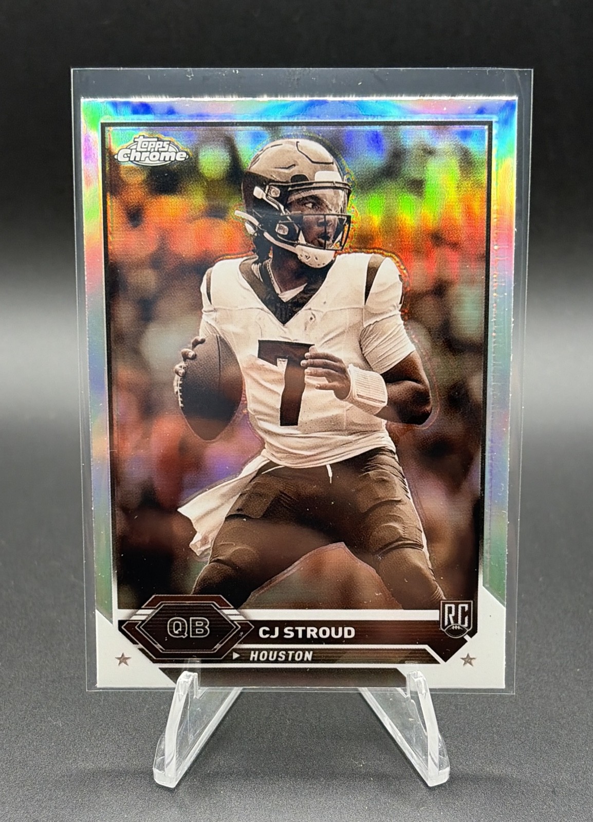 2023 Topps Composite - Topps Chrome C.J. Stroud #2 Sepia Refractor (RC)