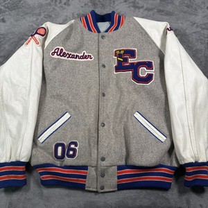 TM ATHLETICS スタジャン S ネイビー/ホワイト　madisons Tm Athletics | eBay