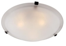 Trans Globe Lighting 58702-ROB Cracka Flush Mount Rubbed Oil Bronze