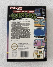 TEENAGE MUTANT NINJA TURTLES CONFEZIONE ORIGINALE con istruzioni NINTENDO NES RARO! CONDIZIONI BUONE!