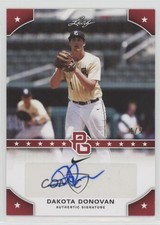 2015 Leaf Perfect Game National Showcase Red 4/5 Dakota Donovan #PG-DD1 Auto a2v