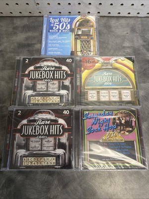 1950-60 Jukebox Hits Music CD Collection (New Sealed)