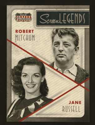 2015 Panini Americana Screen Legends #13 Robert Mitchum & Jane Russell - #6013
