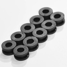 10Pcs Motorcycle Rubber Grommets Bolt For Honda Yamaha Suzuki Kawasaki Fairing.