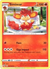 Simisear 27/189 Uncommon Mint Pokemon Card