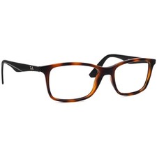 Ray-Ban Eyeglasses RB 7047 5847 Polished Havana/Black Square Frame 54 17 140