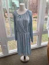 NWT LuLaRoe Large JODY PEASANT WRAP TOP DRESS - As pictured