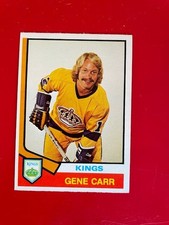 1974-75 O-Pee-Chee set break OPC #320 Gene Carr RC - Los Angeles Kings NRMT