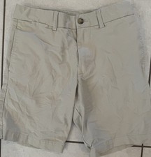 Polo Ralph Lauren Boys Khaki Shorts Navy Embroidered Pony Size 10
