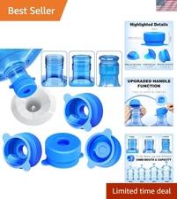 Primo Leak-Proof Water Jug Caps 4-Pack - Perfect for 5 Gallon & 3 Gallon Jugs