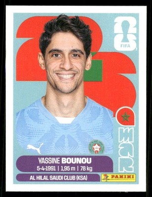 2026 USA Fifa World Cup Panini Sticker YASSINE BOUNOU Morocco MAR2