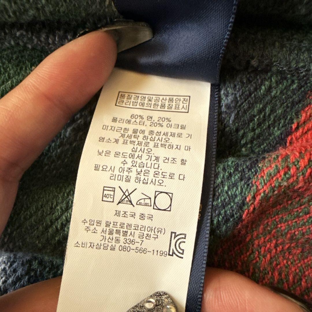 Ralph Lauren Polo Native Pattern Red Cardigan S - image 11