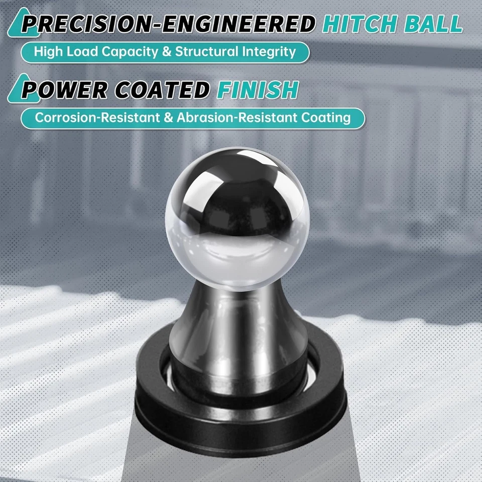 ECOTRIC Gooseneck Trailer Hitch Compatible with 1999-2016 Ford F250 F350 Comp... - Image 3 of 4