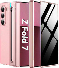 Case for Samsung Galaxy Z Fold 7 with Privacy Screen Protector  Hinge Protection,