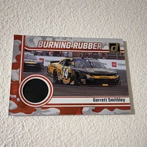 Panini Donruss NASCAR Burning Rubber Used Tire Relic Garrett Smithley SSGLR