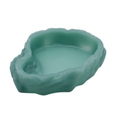 Reptile Water DishResin Reptile Rock Food Feeder Bowl Water and Food BowlTerr...