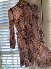 zimmermann Botanica Chevron Mini Dress size 0  👗