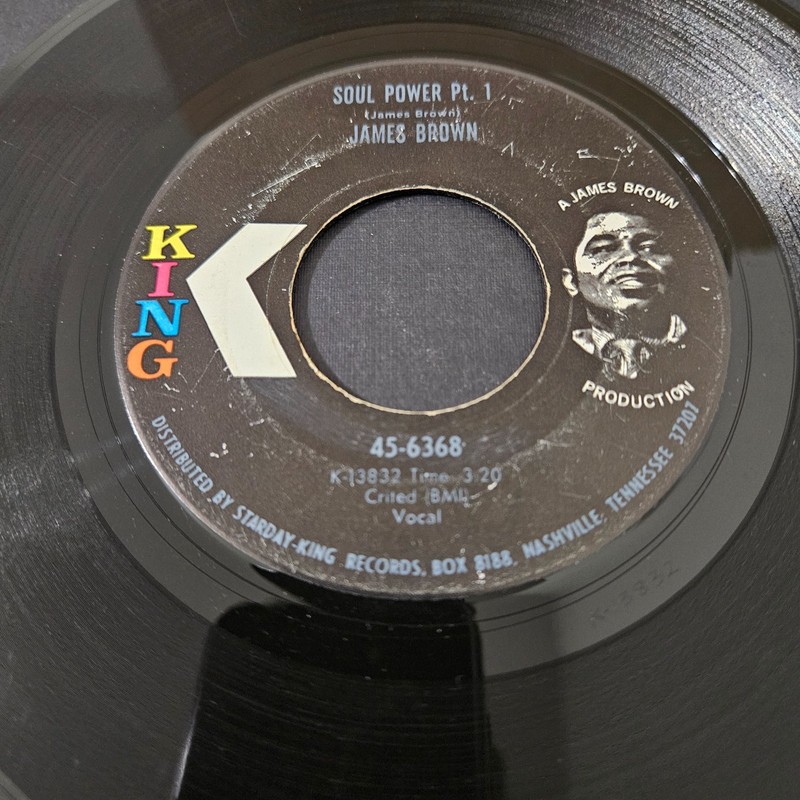 JAMES BROWN | Soul Power Pt. 1, 2, & 3 | R&B, Soul, Funk | Vintage Vinyl 45 RPM