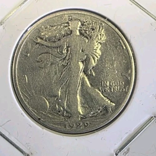 1929-S 50C Walking Liberty Half Dollar VG-F