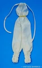 Vintage Barbie Doll Sized White Jumpsuit Near Mint ~ 1960's - 1970's