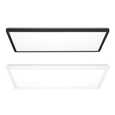 LED Deckenleuchte Ultraflach Panel Lampe 3CCT 32W 60cm Flur Küche Schwarz / Weiß