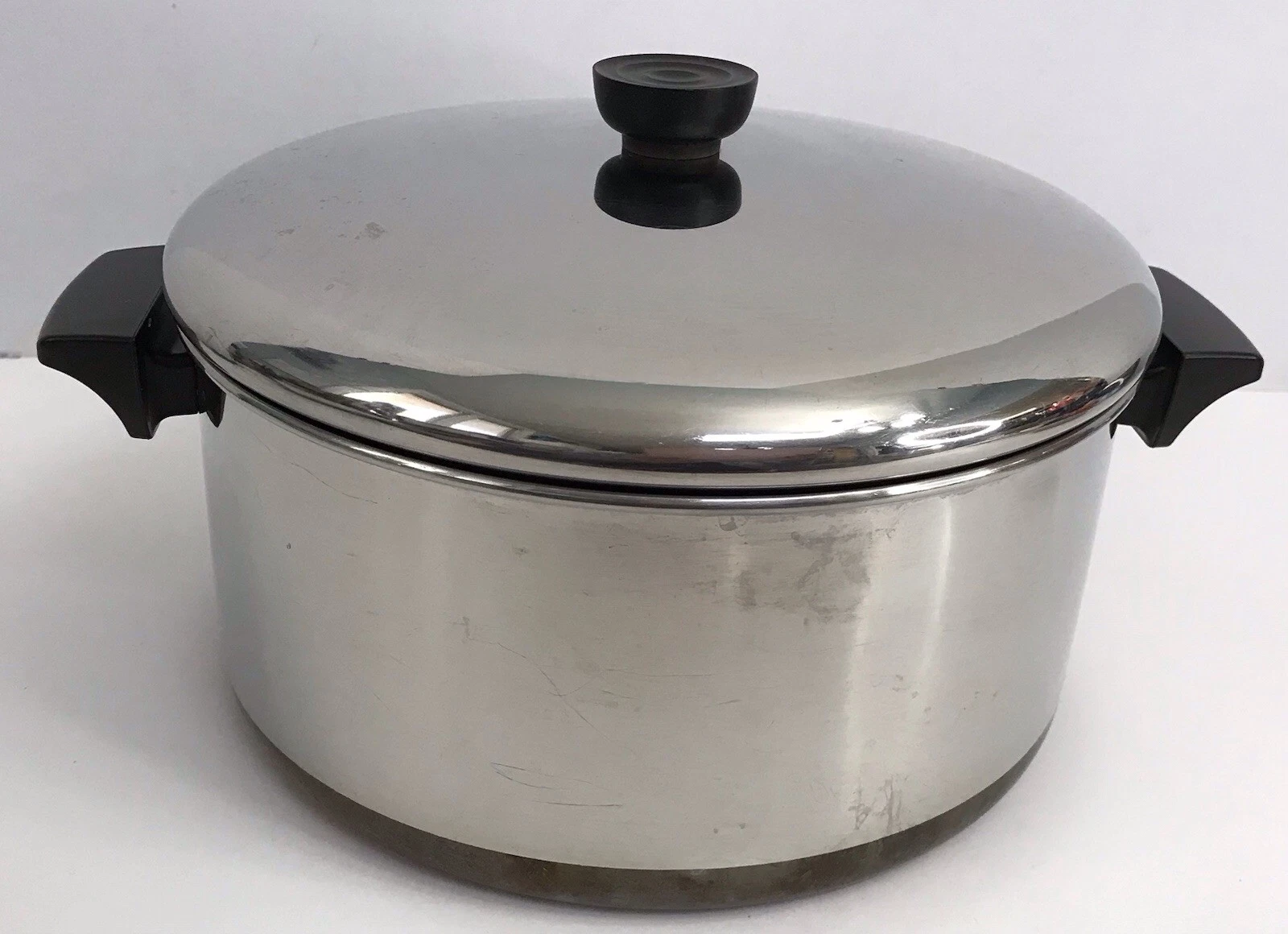 Revere Ware 6 Quart Stock Pot w/ Lid 1801 USA Copper Bottom - Clinton, ILL USA