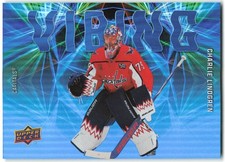 2025-26 Upper Deck Series 2 Vibing #VB-29 Charlie Lindgren Washington Capitals