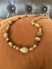 Multi-colored Assorted Wooden Beaded Necklace