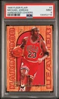 1995 FLEER FLAIR HARDWOOD LEADERS #4 MICHAEL JORDAN PSA 9