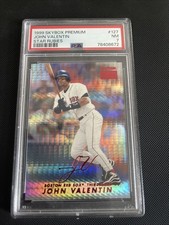 1999 JOHN VALENTINE Skybox Premium Star Rubies #127 #/50 PSA 7 Red Sox