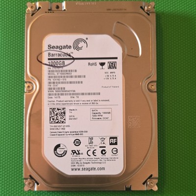 Seagate Barracuda ST1000DM003 1TB 3.5'' SATA 7200RPM Internal Desktop HDD