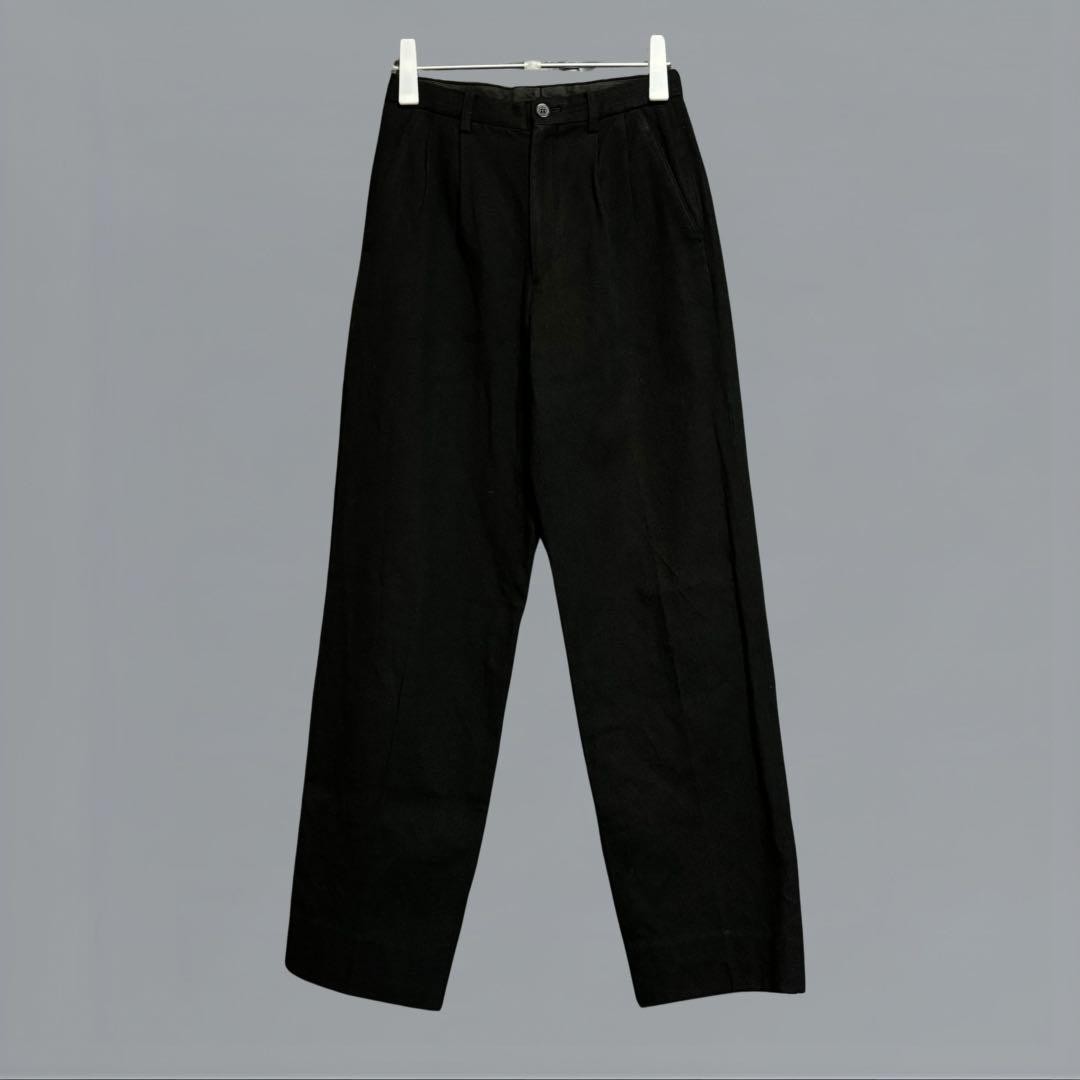 USED 80S ISSEY MIYAKE MEN'S BRUSH TAG WOOL PLEATED PA… - Gem