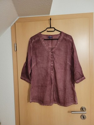 NEU: Elegante Charles Vögele Tunika / Bluse in Beere   Gr. 46