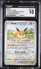 CGC 10 EEVEE 074/131 POKEMON DAY PROMO PRISMATIC EVOLUTIONS POKEMON GEM MINT