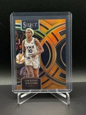Courtney Williams 2025 Panini Select Premier Level Orange /125