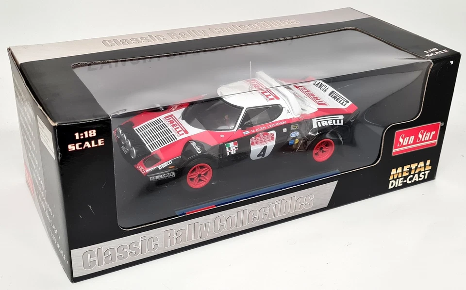 Литая модель автомобиля Sunstar 1:18 Lancia Stratos HF Winner Rally Sanremo 1978 Alen - Изображение 2 из 4