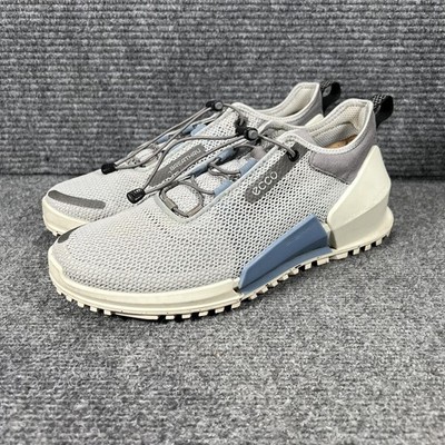 ECCO Biom 2.0 Shoes Mens Size 8.5 Gray Breathru Mesh Athletic Sneakers Running