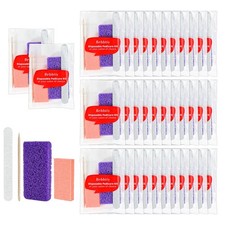 Disposable Pedicure Kit Sets, 4 in 1 Nail Salon Manicure Pedicure Kit Profess...