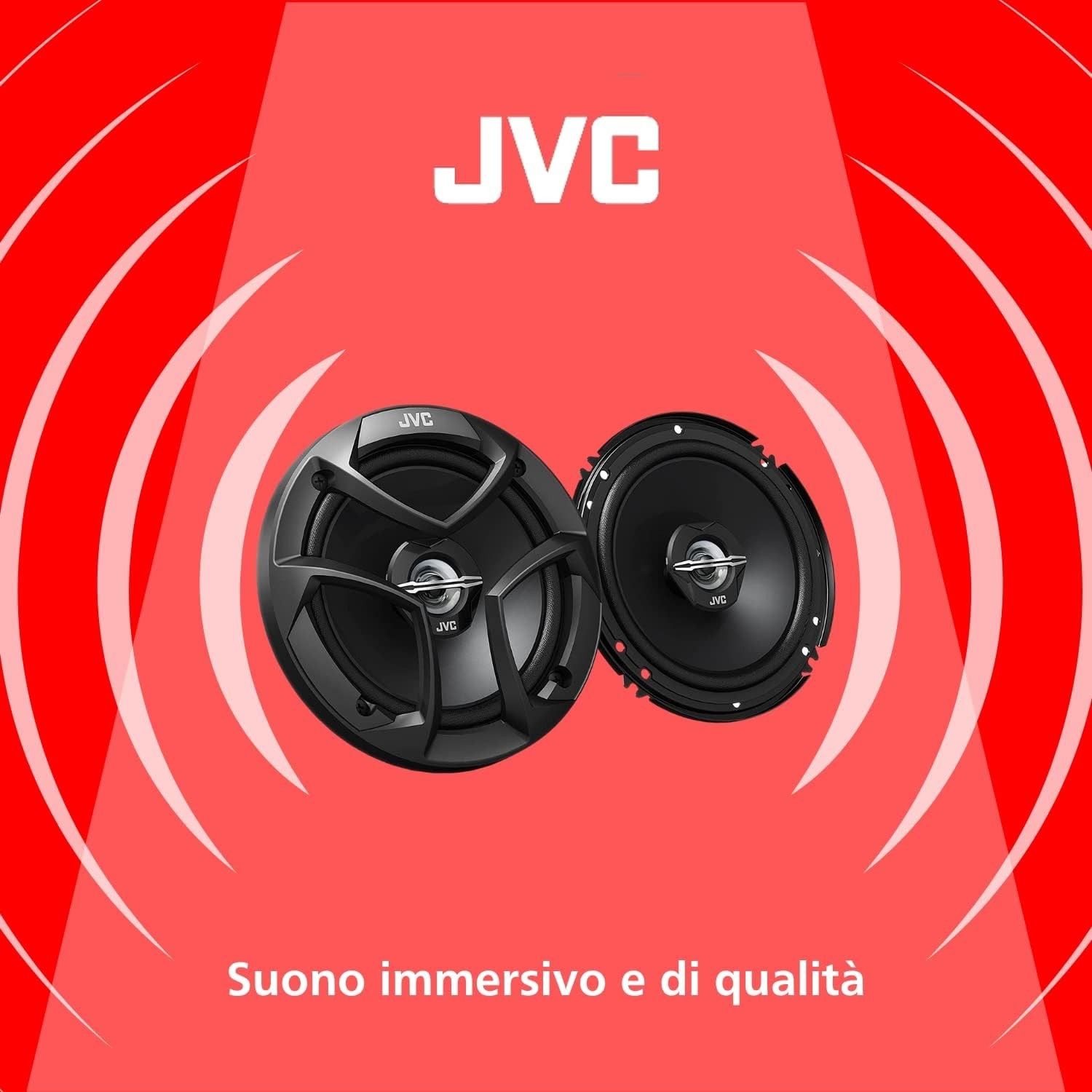 JVC CS-J620 6.5 300W 2-Way CS Series Coaxial Car Audio Speak