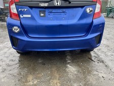 2015-2017 Honda Fit Rear Bumper Cover Blue Pcb593m 1.5l Mt Fwd 122k -lx- 61876