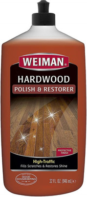 Weiman Wood Floor Polish and Restorer - 32 Ounce - High-Traffic Hardwood Floor,