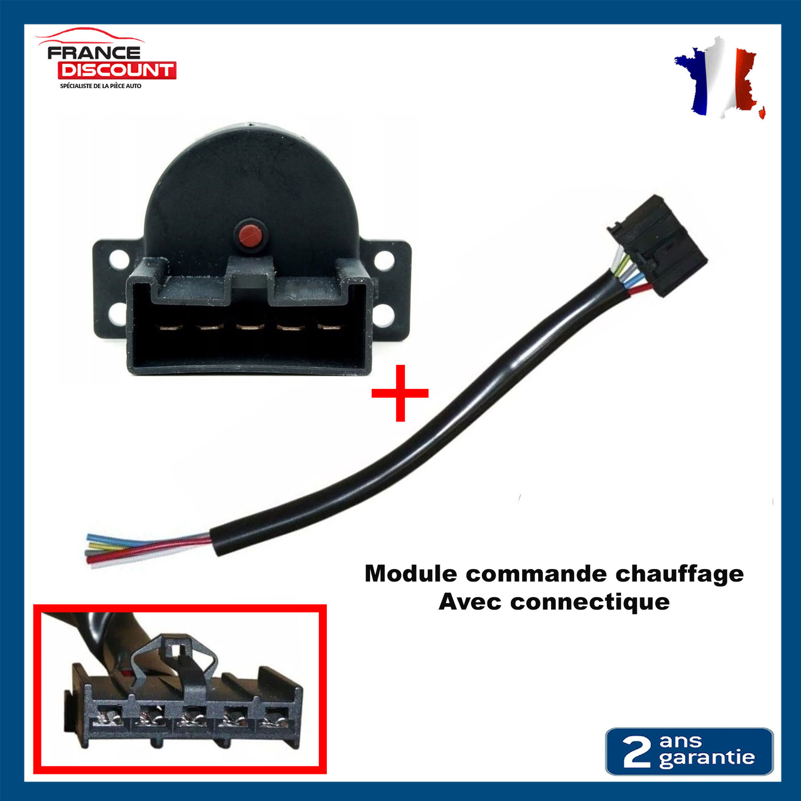 Commande de ventilation de chauffage 7367027 résout les pannes de buée et de froid