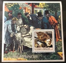 Sao Tome - Pasteur /Art / Paintings  - Timbres - stamps  MNH** G115