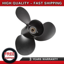 9 x 9 Aluminum Propeller Marine Boat Outboard For Mercury 6-15HP 48-828156A12