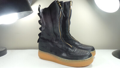 Nike Sf High Top Air Force One Black And Gum Nike SF Air Force Mid GS