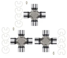 3 Driveshaft Universal Joints MOOG Premium Front/Center/Rear Greasable