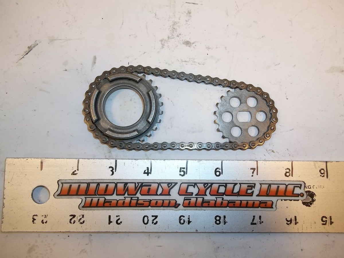 プレート HONDA 89 VTR250 INTERCEPTOR OIL PUMP CHAIN / SPROCKETS 15140-415